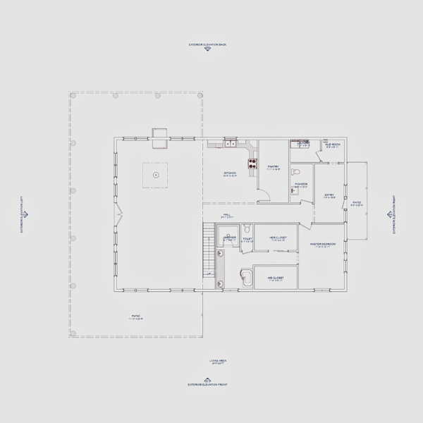 The Barn House - 3 Bedroom Modern Barn Home Plan (2478.87 sq.ft.)