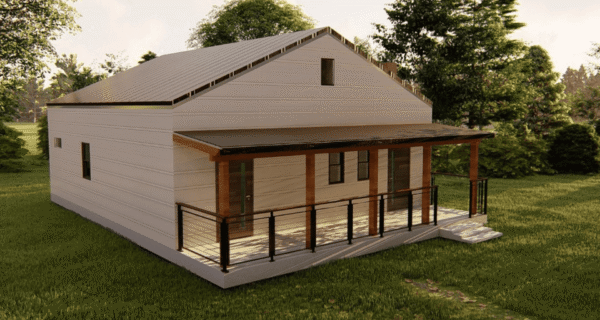 The Becky and Bob Barndo – 1-Bedroom Modern Barn Home Plan (1,000 sq. ft.) - Image 3