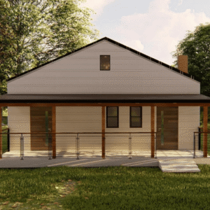 The Becky and Bob Barndo – 1-Bedroom Modern Barn Home Plan (1,000 sq. ft.)