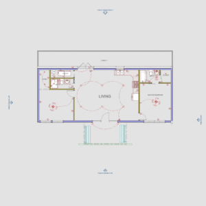 The Brad Barndo – 2 Bedroom Modern Barn Home Plan (1000 sq. ft.)