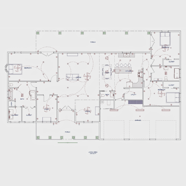 The Cloverdale Ranch Barndo - 3 Bedroom Modern Barn Home Plan (2703.95 sq.ft.)