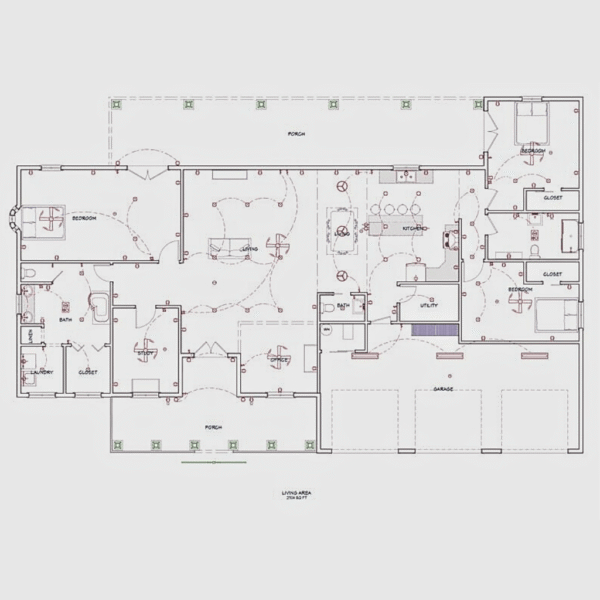 The Cloverdale Ranch Barndo - 3 Bedroom Modern Barn Home Plan (2703.95 sq.ft.) - Image 5