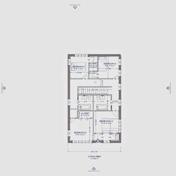 The Darren Barndo – 5 Bedroom Modern Barn Home Plan (1340.18 sq. ft.) - Image 7