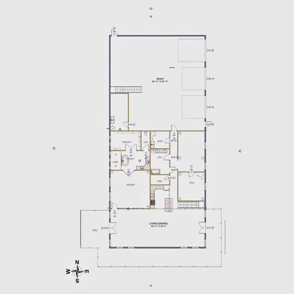 The Devin Mahoney Barndo - 5 Bedroom Modern Barn Home Plan (2242 sq.ft.) - Image 7