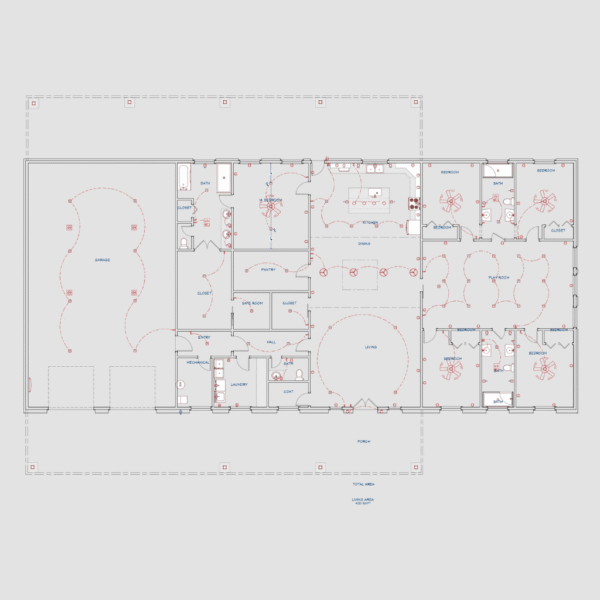 The Freedom Barndo - 9 Bedrooms Modern Barn Home Plan (20,000 sq.ft.) - Image 4
