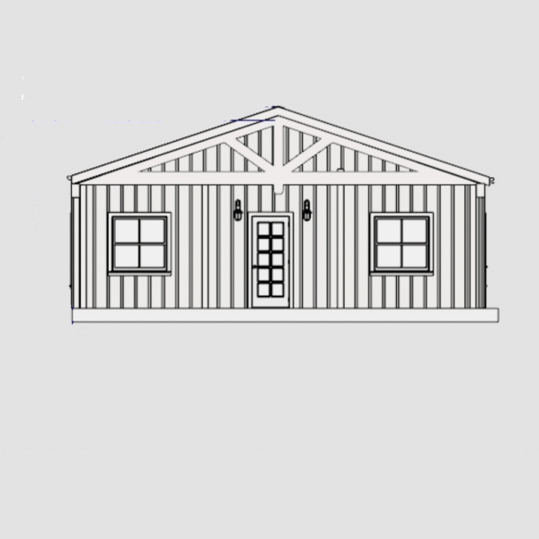 The James and Johnson Barndo – 2 Bedroom Modern Barn Home Plan (1,159 sq. ft.) - Image 3
