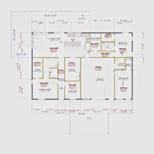The Jeromy Yager Barndo – 3 Bedroom Modern Barn Home Plan (1,885.59 sq. ft.)