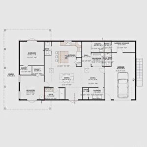The Kathy Barndo – 3 Bedroom Modern Barn Home Plan (XXXX sq. ft.)