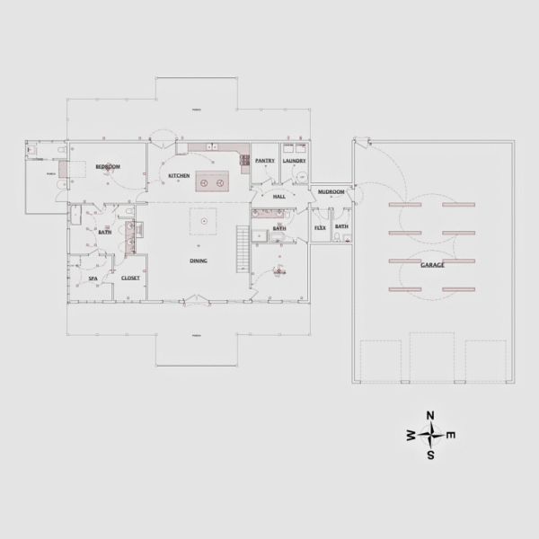 The MS Q Barndo – 3 Bedroom Modern Barn Home Plan ( XXXX sq. ft.) - Image 2