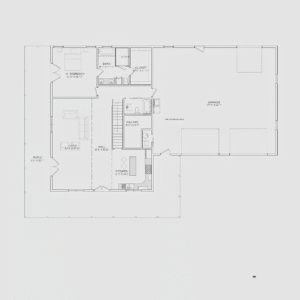 The Oscar Barndo - 3 Bedroom Modern Barn Home Plan (1534.98 sq.ft.)