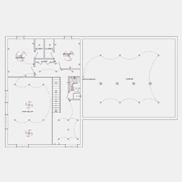 The Oscar Barndo - 3 Bedroom Modern Barn Home Plan (1534.98 sq.ft.) - Image 3