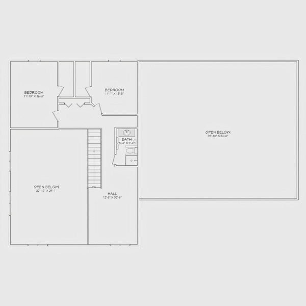 The Oscar Barndo - 3 Bedroom Modern Barn Home Plan (1534.98 sq.ft.) - Image 5