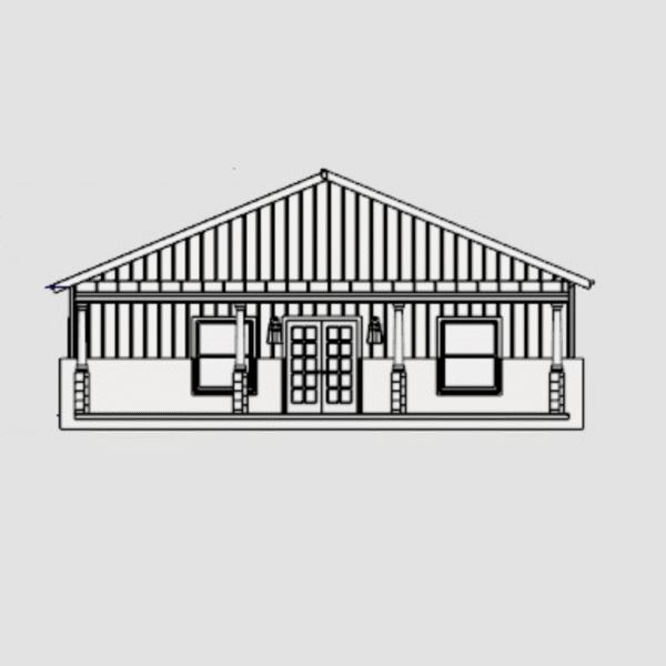 The Pam Barndo – 2-Bedroom Modern Barn Home Plan (1,142.25 sq. ft.) - Image 3