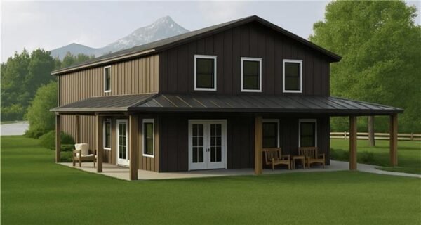 The Ricky Kocurek Barndo – 4-Bedroom Modern Barn Home Plan (2,843 sq. ft.) - Image 2