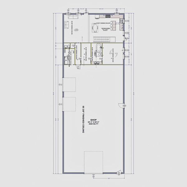 The Slow Elk Acres Barndo – 1-Bedroom Modern Barn Home Plan (1,008 sq. ft.)