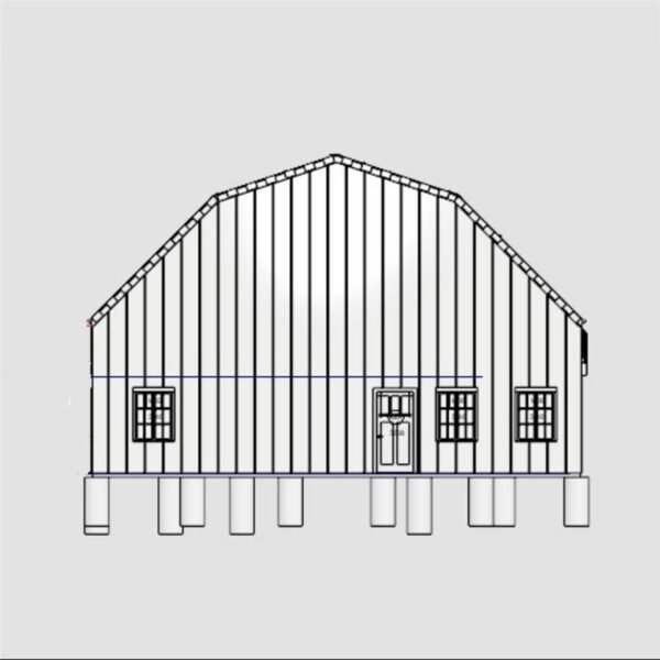 The Slow Elk Acres Barndo – 1-Bedroom Modern Barn Home Plan (1,008 sq. ft.) - Image 3