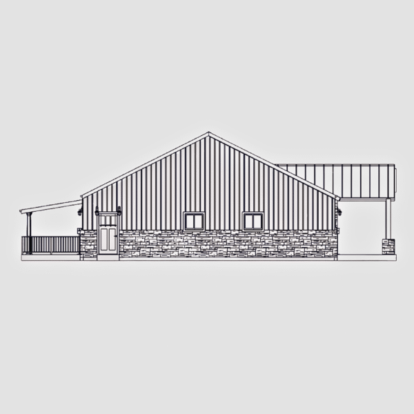 The Veronica Barndo – 3 Bedroom Modern Barn Home Plan (XXXX sq. ft.) - Image 3
