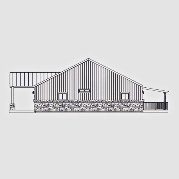 The Veronica Barndo – 3 Bedroom Modern Barn Home Plan (XXXX sq. ft.) - Image 4