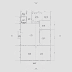The Alan Office Barndo – 4 Office Modern Barn Home Plan (2,600 sq. ft.)