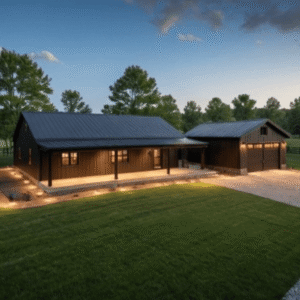 The Coach ED Barndo – 2 Bedrooms Modern Barn Home Plan (2,304.68 sq.ft.)