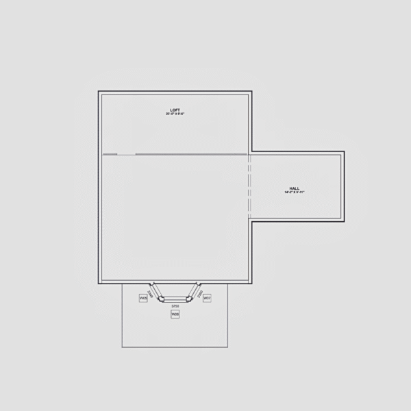 The Forest A Frame Barndo – 1 Bedroom Modern Barn Home Plan (1,559.74 sq. ft.) - Image 3