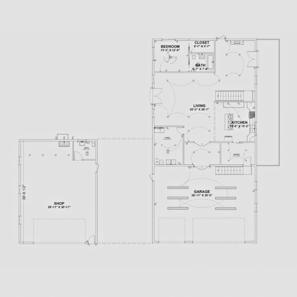 The Hamilton Barndo – 5 Bedroom Modern Barn Home Plan (8000 sq. ft.) - Image 3