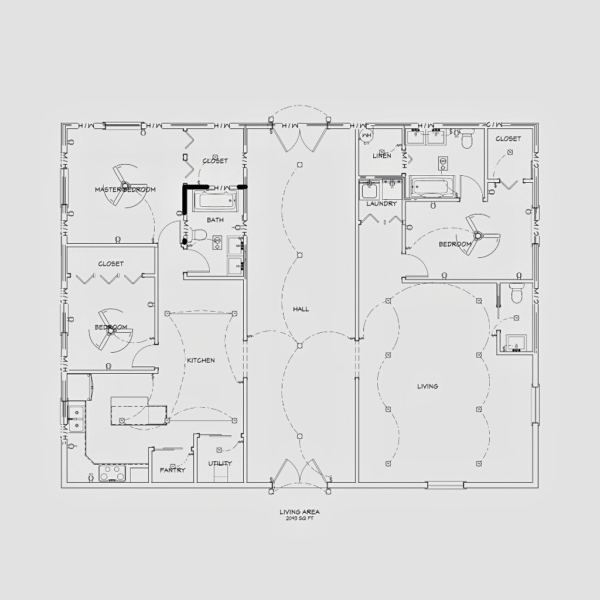 The Martin Barndo – 3 Bedroom Modern Barn Home Plan (2093.33 SQ FT) - Image 2