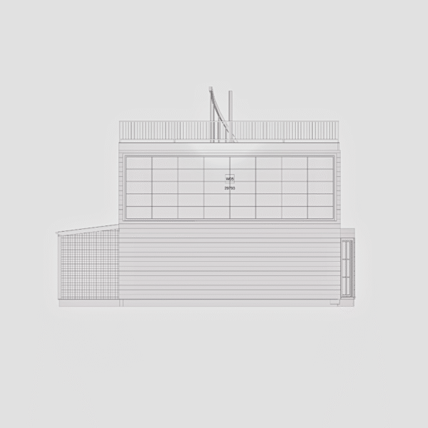 The Modern BoxHouse Barndo – 1 Bedroom Modern Barn Home Plan (1,273.51 sq. ft.) - Image 3